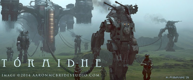 Illustration for article titled Tóraidhe: A gorgeous graphic novel about a futuristic world war